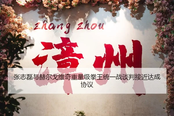 张志磊与赫尔戈维奇重量级拳王统一战谈判接近达成协议